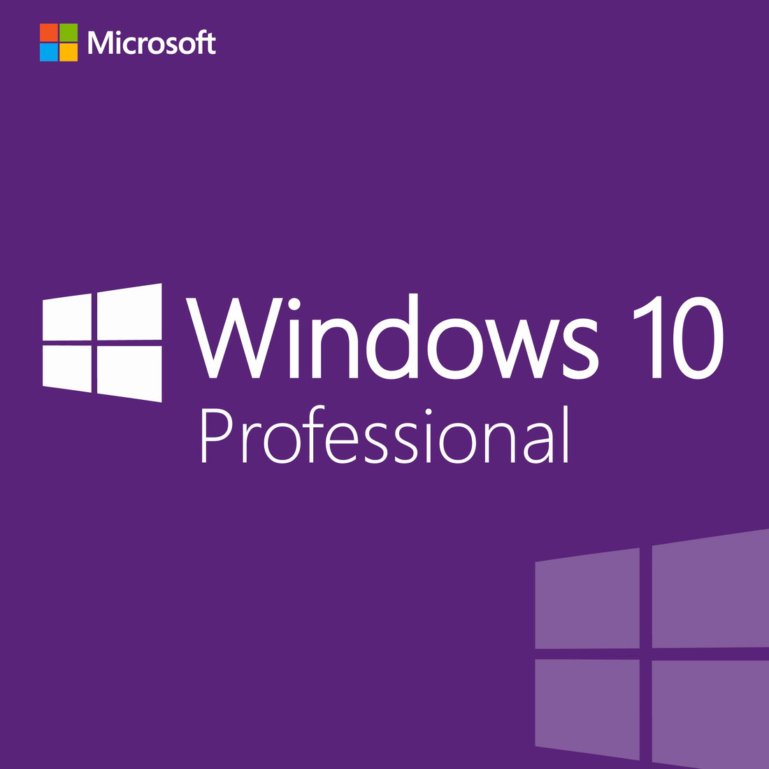 Microsoft Windows 10 Professional  - Lifetime License Key GetDigiMarket