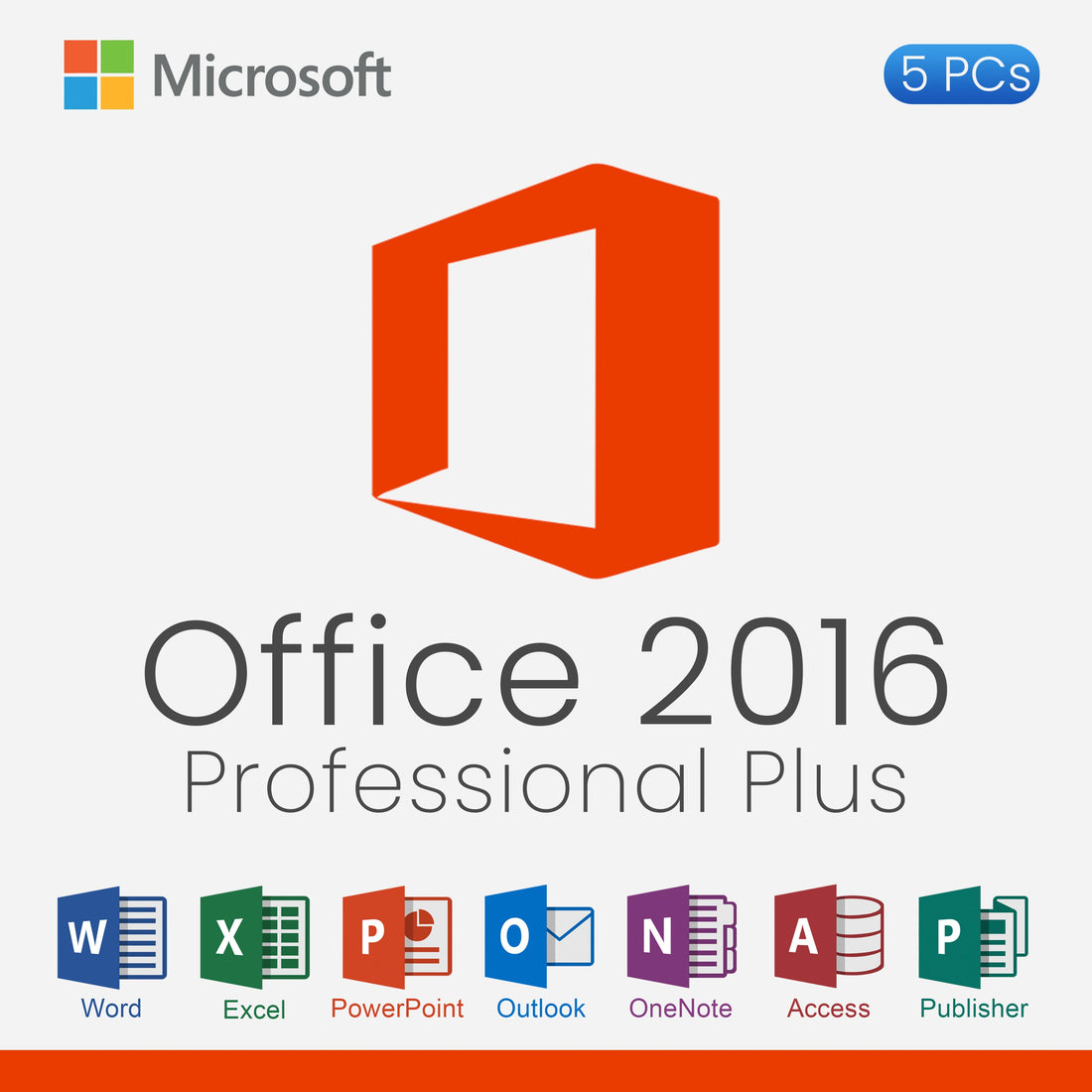 Microsoft Office 2016 Professional Plus For 5 PCs GetDigiMarket