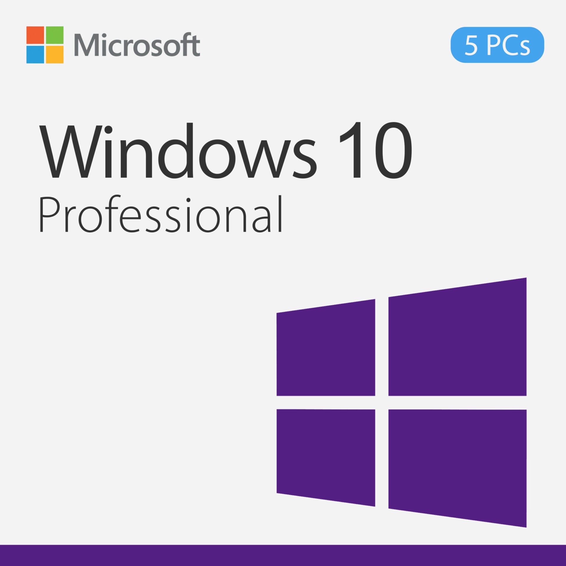 Microsoft Windows 10 Professional  - Lifetime License Key GetDigiMarket