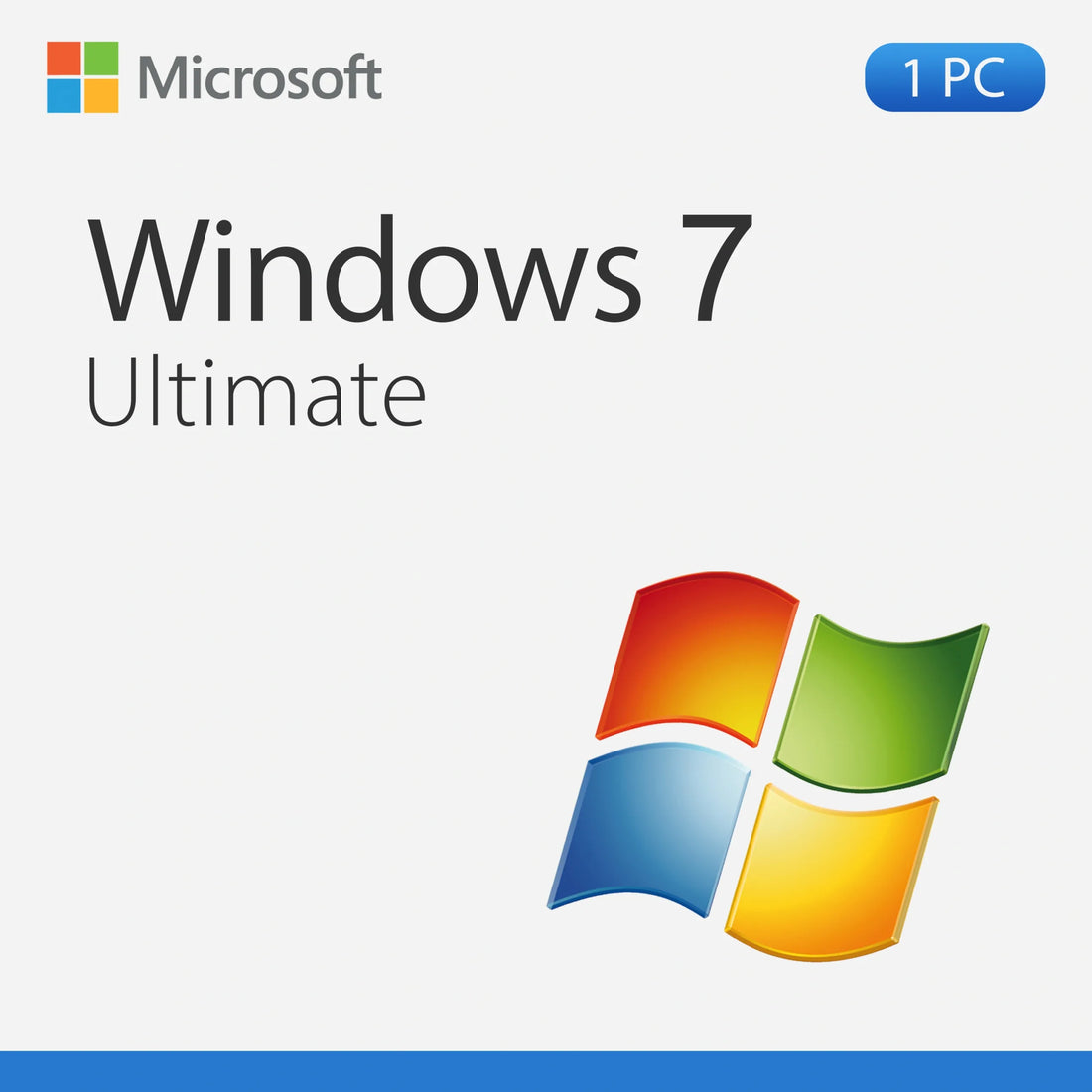 Microsoft Windows 7 Ultimate  - Lifetime License Key GetDigiMarket