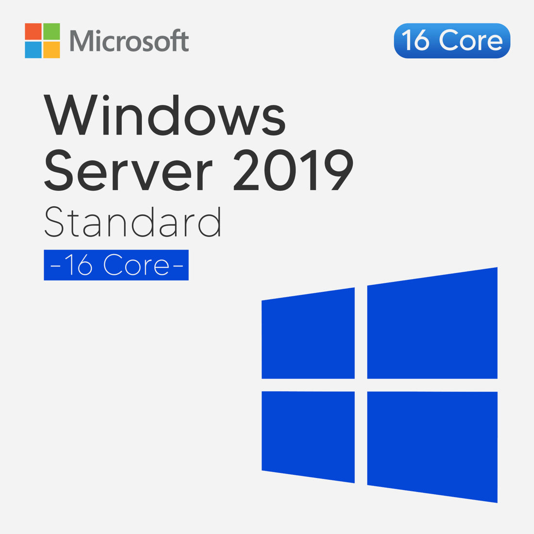 Microsoft Windows Server 2019 Standard 16 Core - Lifetime License Key GetDigiMarket