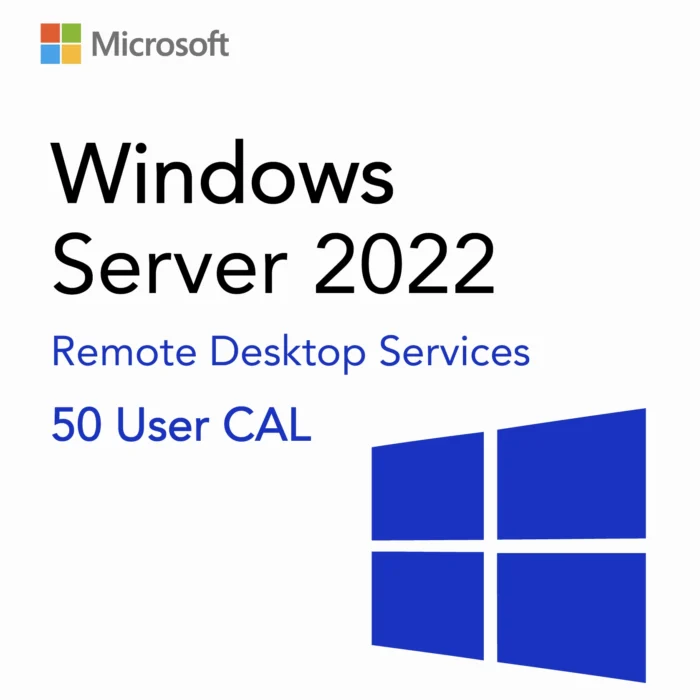 Windows Server 2022 Remote Desktop Services 50 User CAL