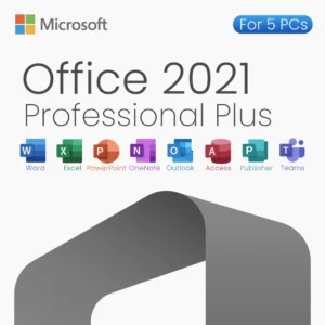 Microsoft Office 2021 Professional Plus 5 PC - GetDigiMarket