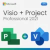 Microsoft Visio and Project 2021 Professional – Lifetime License Key