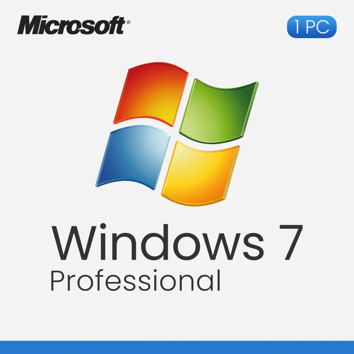 Windows 7 Professional Lifetime License Activation Key – Official Microsoft License