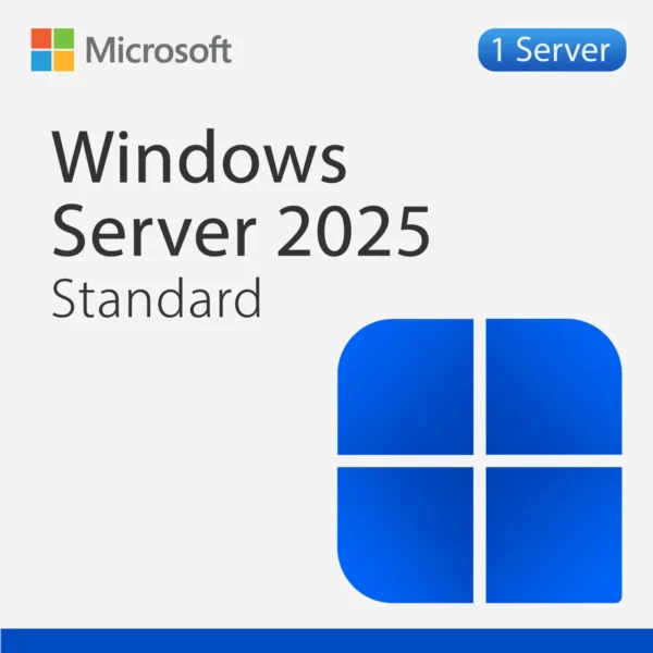 Microsoft Windows Server 2025 Standard For 1 PC - GetDigiMarket