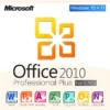 Microsoft Office 2010 Professional Plus For 5 PCs – Lifetime License