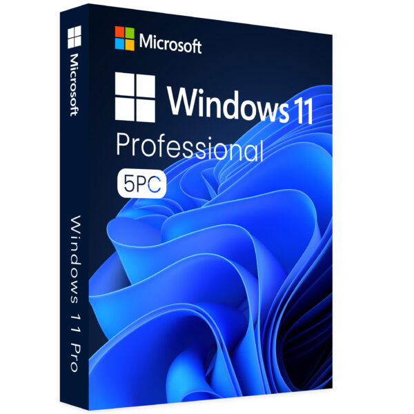 Windows 11 Pro Key For 5PCs