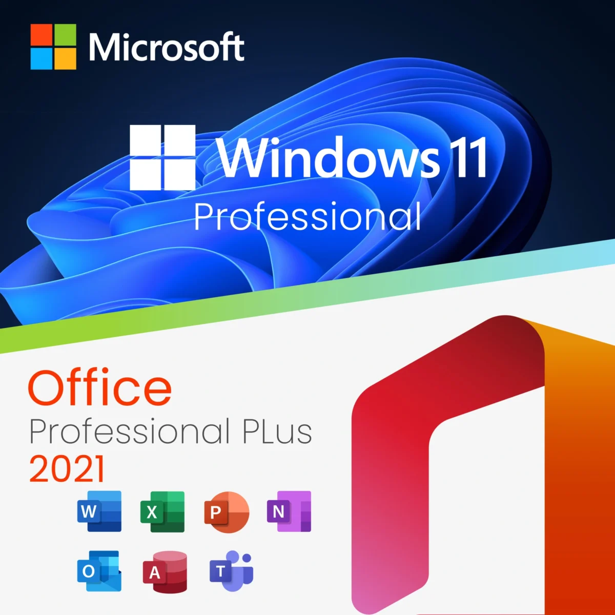 Office 2021 Professional Plus + Windows 11 Pro