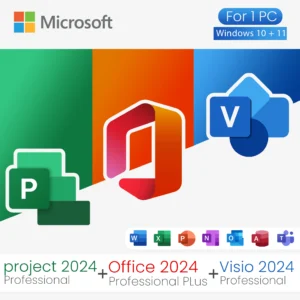 MS Office 2024 Professional Plus + Visio 2024 Pro + Project 2024 Pro