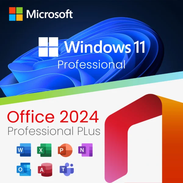 Microsoft Office 2024 Professional Plus + Windows 11 Pro bundle