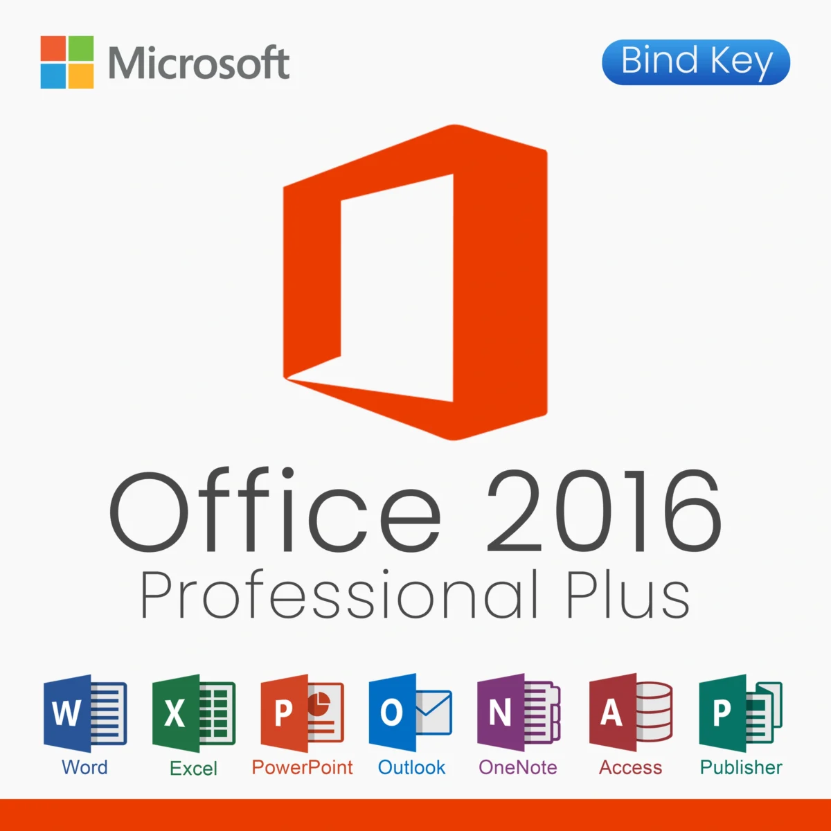 Microsoft Office 2016 Professional Plus – Bind Key GetDigiMarket